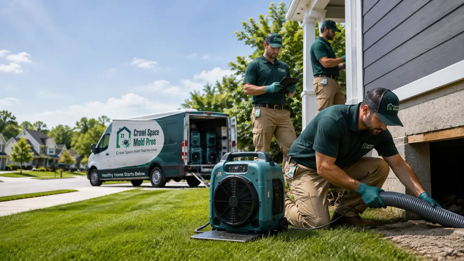 Crawl Space Mold Removal in East Lynn, IL